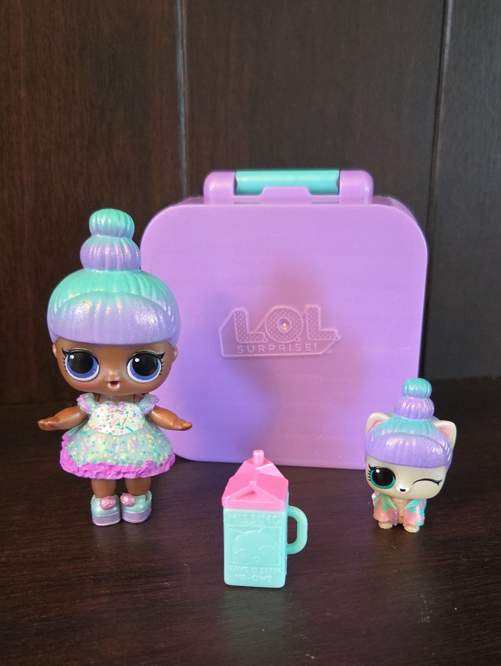 L.O.L. Surprise! Limited Edition Sprinkles Doll With Case, Bottle And Pet